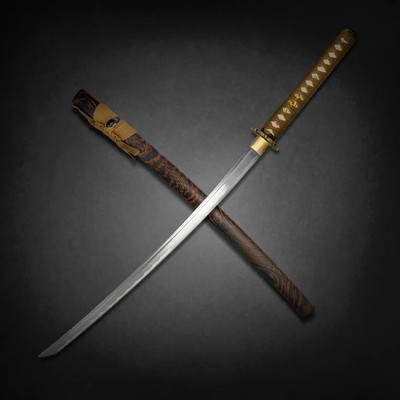 Musha Ryujin Full Tang 1045 Carbon Steel Japanese Samurai Katana Sword