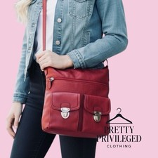 Privileged Red Crossbody Bag