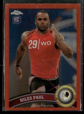 2011 Topps Chrome #94 Niles Paul Orange Refractors
