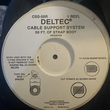 Thomas & Betts DELTEC CABLE SUPPORT SYSTEM 50 FT of Strap Body CSS-50R