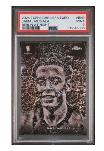 Jamal Musiala #BN-3 2024 Topps Chrome UEFA Euro Berlin at Night card