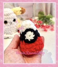 MADE 2 ORDER: HALLOWEEN CANDY CORN Pokeball Crochet Plush Amigurumi Toy