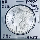 1885 O BU GEM MORGAN SILVER DOLLAR UNC MS+++ U.S. MINT RARE COIN 8258