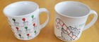 2 Vintage Boynton Balloon And Candycane Cat Mugs Recycled Paper Products Japan — photo 1