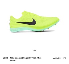 Nike Mint Foam Spikes Men  s ZoomX Dragonfly Volt  DR9922-700 Size 13 2022