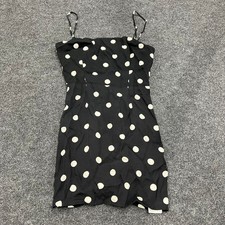 REFORMATION Sam Mini Dress Women's Size 4 Black/White