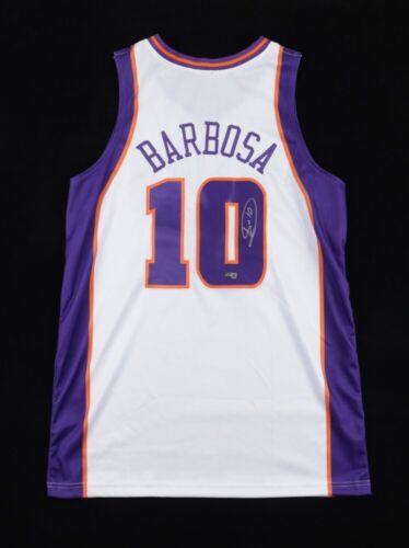Leandro Barbosa Signed Phoenix Suns Jersey (Steiner) 2003 1st Round Pk NBA Draft - Picture 1 of 5