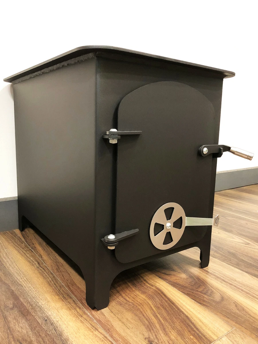 Woodburning Stove Shed Wood Burning Stove Log Burner Fireplace Workshop  Heating | eBay
