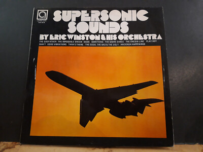 ERIC WINSTONE & HIS ORCHESTRA  Supersonic Sounds  LP   1972   Movie Themes etc