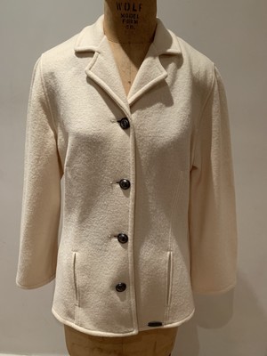 winter white wool blazer