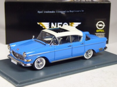 (KI-09-38) Neo Scale Models 43940 Opel Kapitän 2.5L himmlblau in 1:43 in OVP