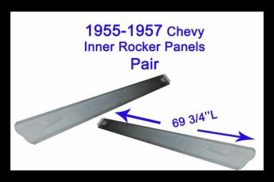 ClassicParts4U Pair Of Rocker Panels For 1956-1957 Chevy Bel Air, Two-Ten, One-Fifty & Delray – 2-Door