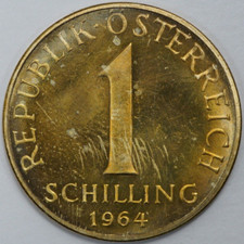1964 Austria 1 Schilling Proof (#2)