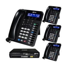 XBLUE X16 Plus Small Business Phone System Bundle with (4) XD10 Digital Phone...