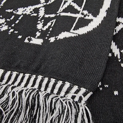 Engrave The Cross Ⅷ GKT scarf Gorgoroth embroidered scarf with