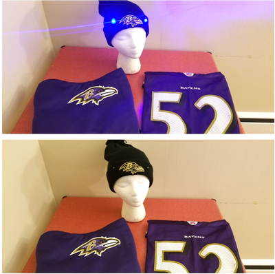 Baltimore Ravens NFL Rebook Purple Ray Lewis #52 Large Jersey