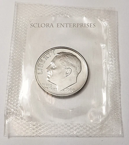 1960 P Roosevelt  *90% SILVER PROOF*  Dime  **FREE SHIPPING**