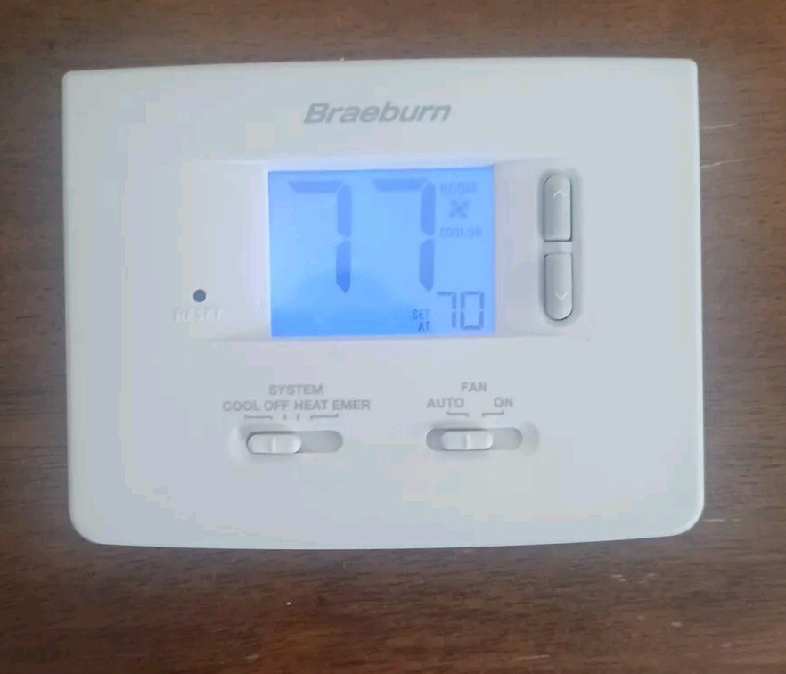 Braeburn Digital Nonprogrammable Digital Thermostat 1220NC eBay