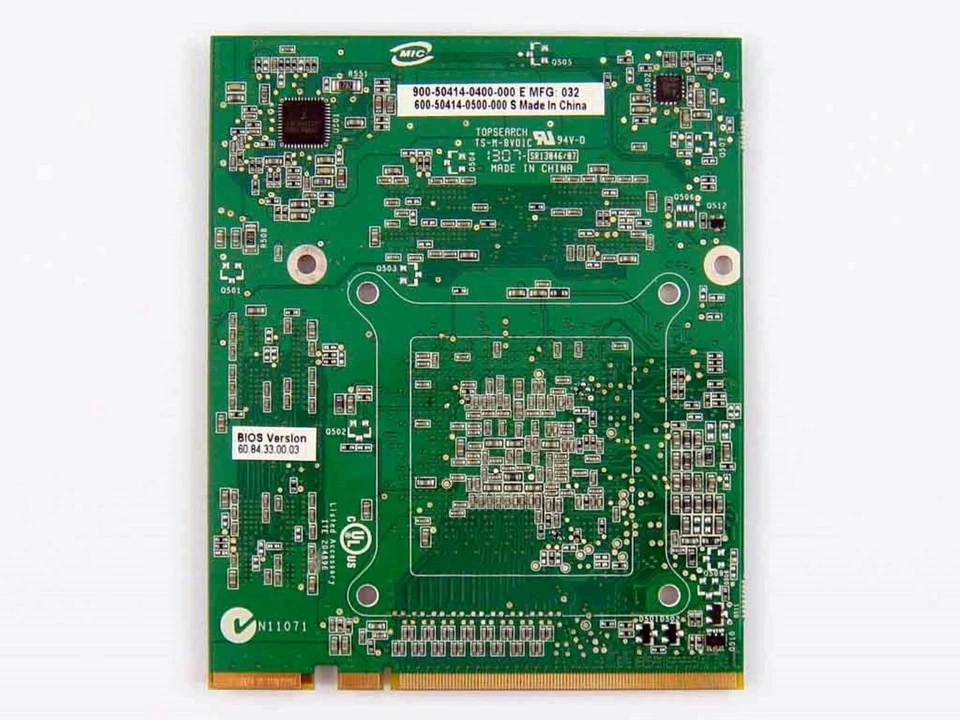nVidia Quadro FX1600M G84-975-A2 DDR3 256MB MXM III HE 2.0 VGA Video Module Card - Image 2 of 4
