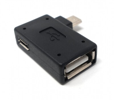 Y Winkel Adapter USB auf Micro USB OTG On-The-Go Host Cable Flash Drive (Links)