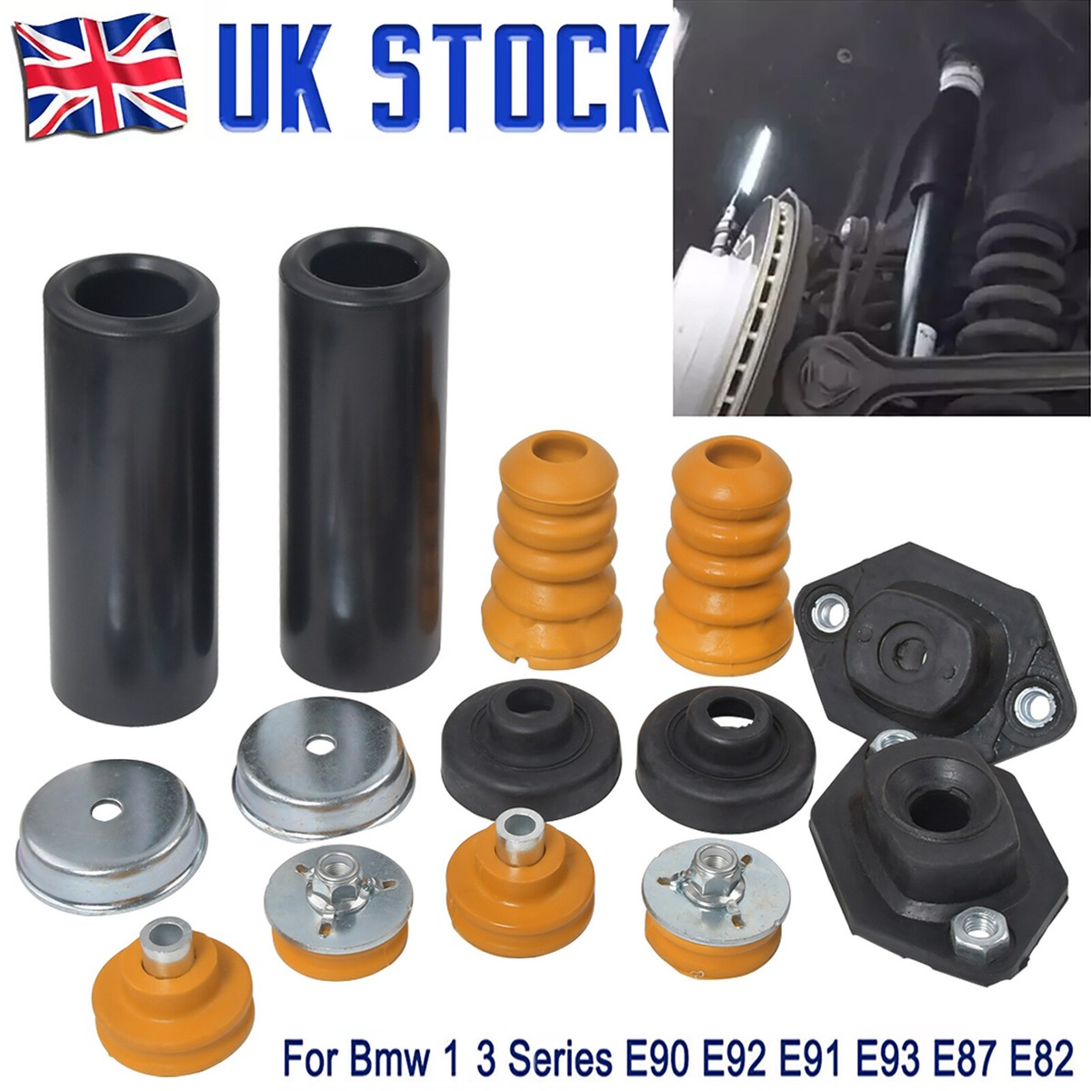 Rear Shock Absorber Upper & Lower Mount Kit for BMW E87 E81 E82