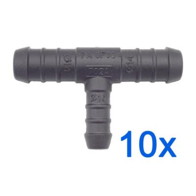 10x YOU.S Leitungsverbinder Zwischenstück RGV Ø 14x10x14 mm - T-Stück Reduzierer