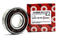 FAG GERMANY 6205 TB P6 C3 DEEP GROOVE BALL BEARING OPEN TYPE NO SEALS 25x52x15mm