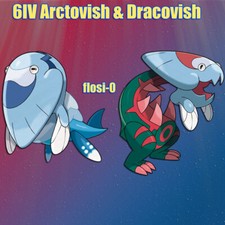 6IV Ultra Shiny Arctovish or Dracovish Pokemon Sword and Shield Square Shiny