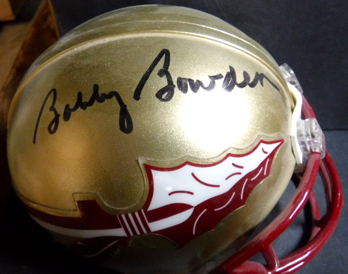 (1) Bobby Bowden Signed Autographed Florida State Seminoles Mini Helmet PSA 