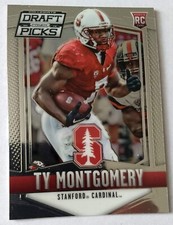 TY MONTGOMERY, 2015 PRIZM COLLEGIATE DRAFT PICKS ROOKIE CARD #148, STANFORD. rookie card picture