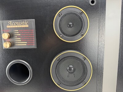【美品】ACOSUTIC STUDIO MONITOR 3311 スピーカー Acoustic Series 3311 Studio Monitor 3-Way Speaker set - Matching
