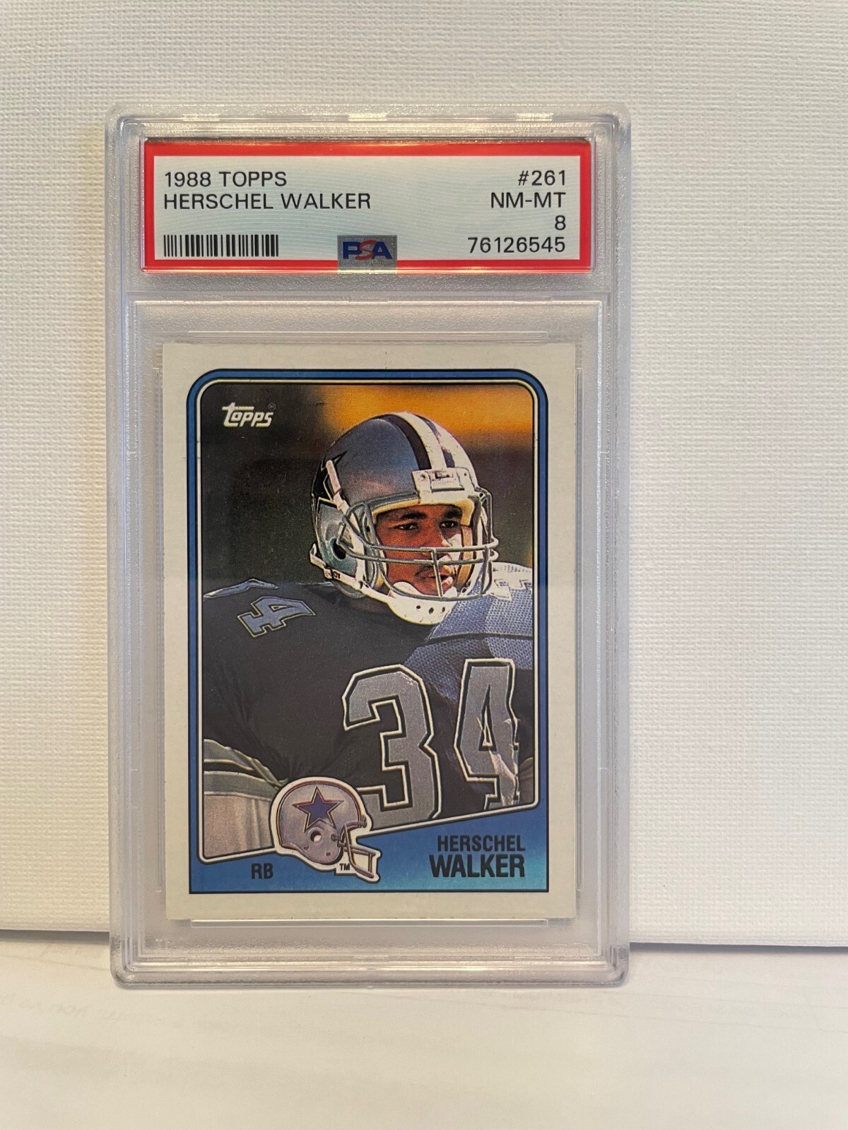 1988 Topps - Herschel Walker #261 PSA 8 