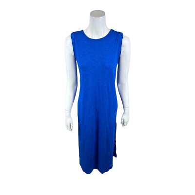 Candace Cameron Bure Sunkissed Regular Midi T-Shirt Dress Cobalt Blue Small  Size | eBay