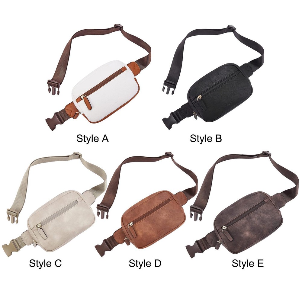 Belt Bag Shoulder Bag Zipper Pockets Crossbody Fanny Pack for Women and Men