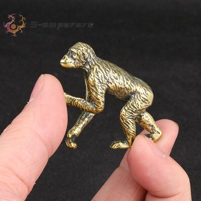 Brass Orangutan Ornament Office Study Decoration Decoration Zodiac Monkey 1pc