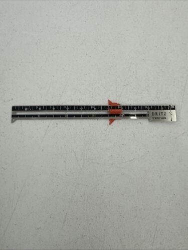 VINTAGE METAL DRITZ SEWING & KNITTING GAUGE MEASUREMENT TOOL NOTION