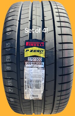 23製　PIRELLI P-ZERO（PZ4）BMW承認ランフラット 4本セット Set of 4 NEW Pirelli P Zero PZ4 Run Flat RFT 305/40R20 Star ☆ BMW