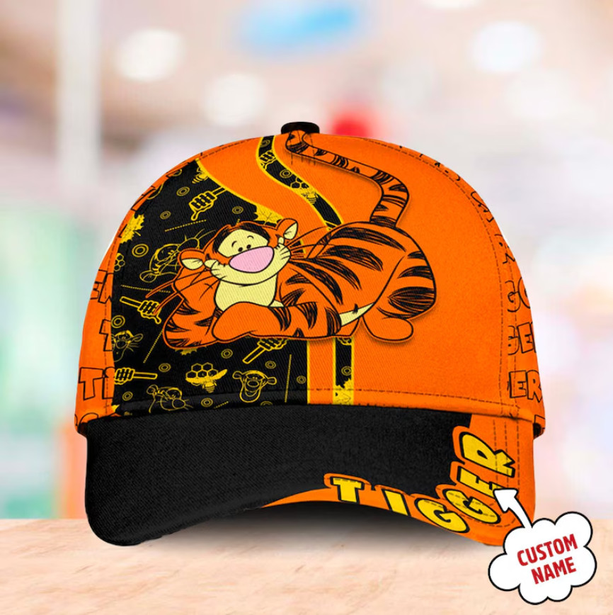 Orange Tiger Bear Friend Baseball Cap Halloween Gift Best Price Us