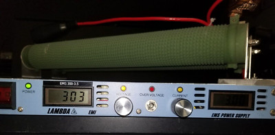 Lambda EMS300-3.5A Adjustable 300V 1kW power supply TESTED! 1U height 19'' LCD's