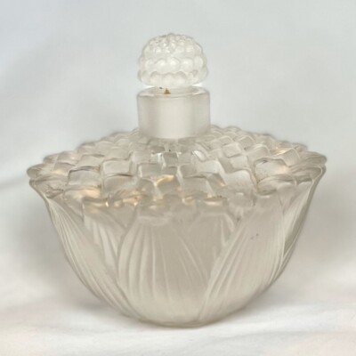 Rene Lalique Helene 1928 Antique Vintage Perfume Bottle Art Deco