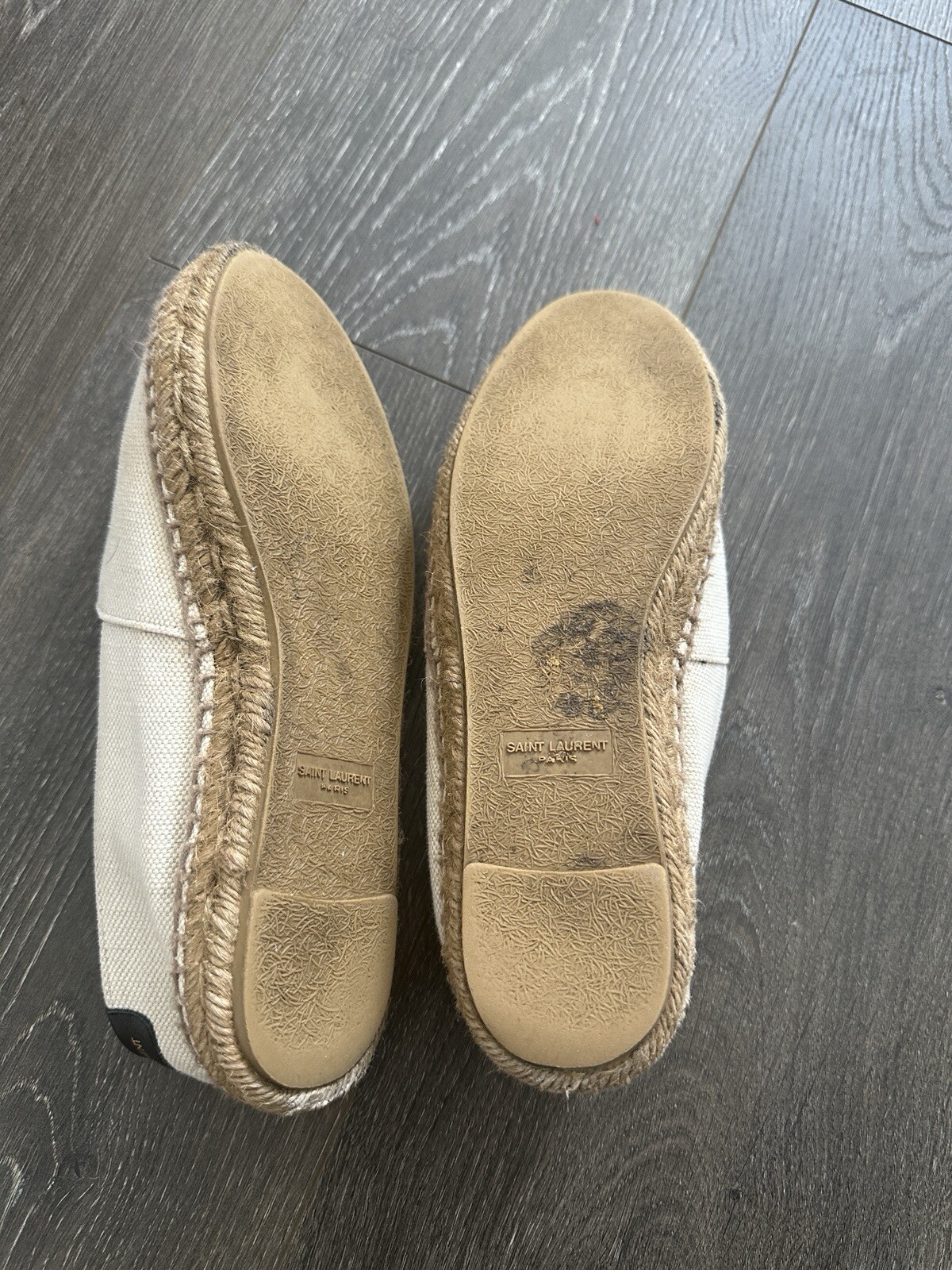 Scarpe basse Saint Laurent slip on in tela taglia 37 YSL