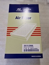 Filtro de aire GENUINO para Hyundai i20 2014- Kia Seltos 2019 en 28113C8000
