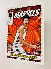 2023-24 Donruss RC Victor Wembanyama Net Marvels #1 Press Proof GOLD