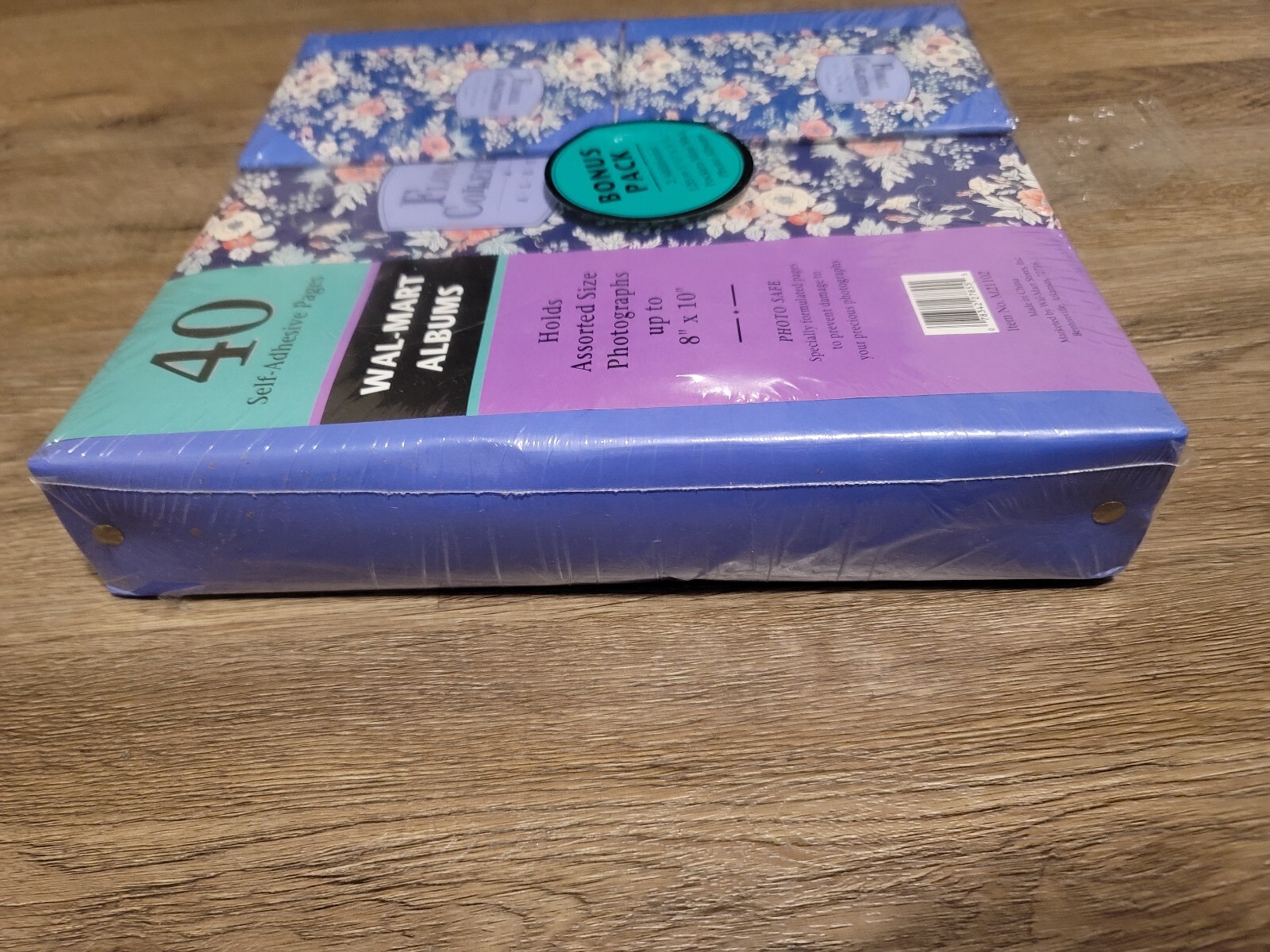 NEW OPEN BOX Floral Collection Photo Album Plus 2 Additional Pocket