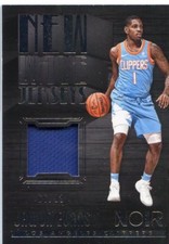 2017-18 PANINI NOIR NEW WAVE JERSEY RELIC JAWUN EVANS CLIPPERS #/99 ROOKIE RC 