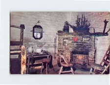 Postcard Bedroom of John A. Sutter Sutters Fort Historical Museum California USA