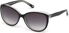 GANT GA8054 03B Black Clear Cat Eye Plastic Sunglasses Frame 56-17-140
