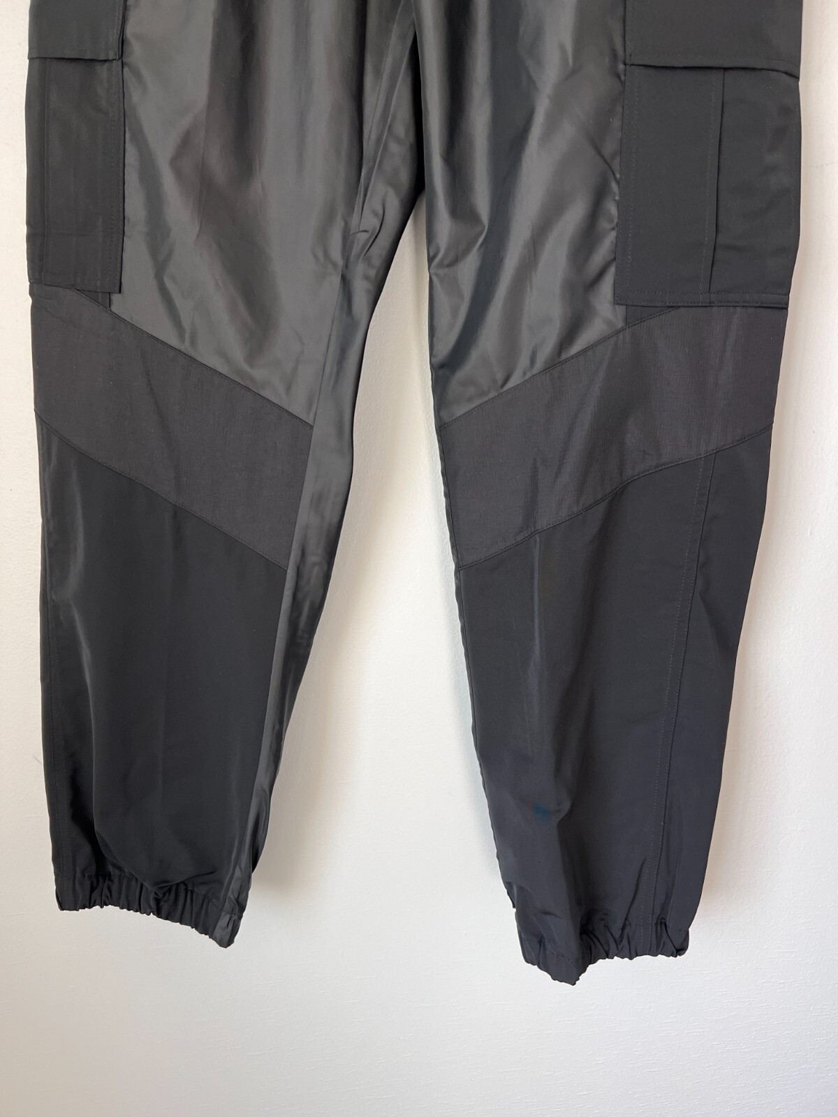 Pantaloni da pista con cintura Sacai x Nike taglia media neri nuovi DQ9060 010