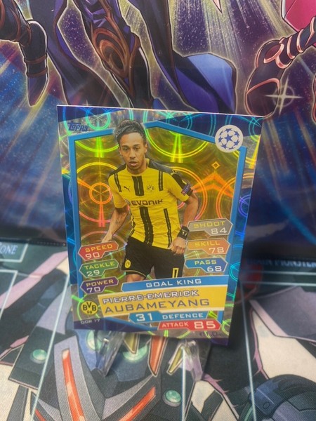 2016 Topps Match Attax UEFA Champions League P.-E.Aubameyang Goal King LP