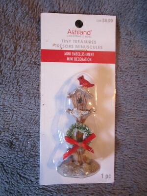 Ashland  Christmas Tiny Treasures, Bird House  2021  NEW